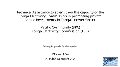 Technical Assistance to strengthen the capacity of