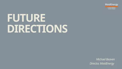 FUTURE DIRECTIONS Michael Beaven Director,