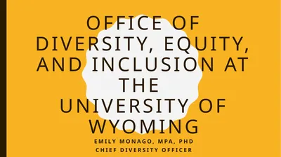 Office of Diversity, Equity, and Inclusion at the