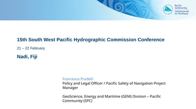 15th South West Pacific Hydrographic Commission
