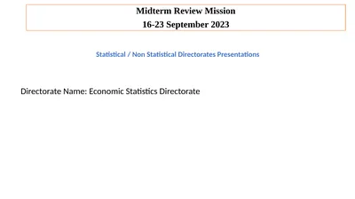 Midterm Review Mission 16-23 September 2023