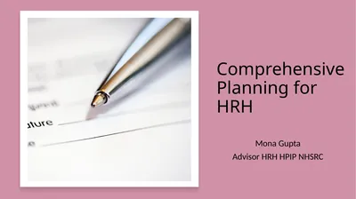 Comprehensive Planning for HRH Mona Gupta Advisor