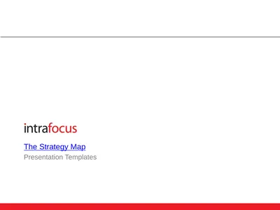 The Strategy Map Presentation Templates The