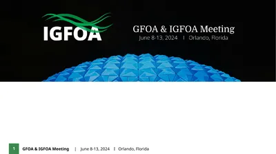 GFOA & IGFOA Meeting | June 8-13, 2024 I Orlando,
