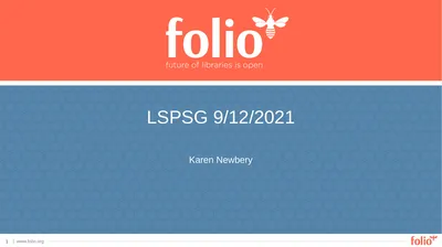 Karen Newbery LSPSG 9/12/2021 Agenda Leadership