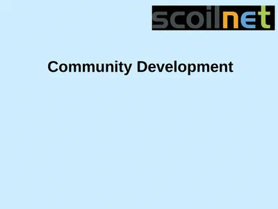Community Development What is community