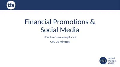 Financial Promotions & Social Media How to ensure