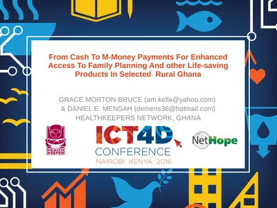 From Cash To M-Money Payments For Enhanced Access