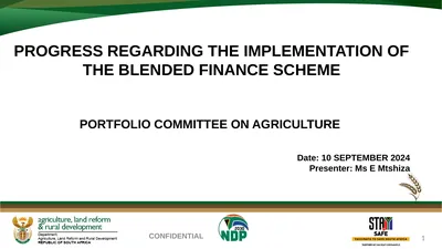 PROGRESS REGARDING THE IMPLEMENTATION OF THE