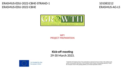 WP1 PROJECT PREPARATION Kick-off meeting 29-30