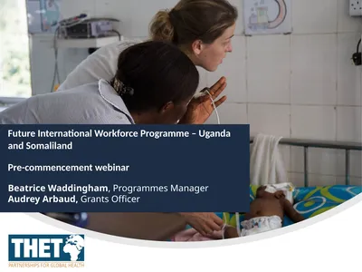 Webinar outline Programme aims, objectives and