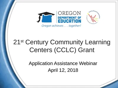 21st Century Community Learning Centers (CCLC)
