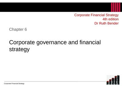 Chapter 6 Corporate governance and financial
