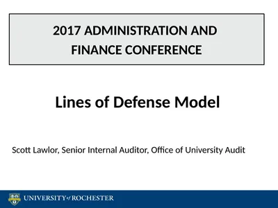 2017 Administration and Finance Conference Lines