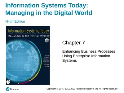 Information Systems Today: Managing in the Digital