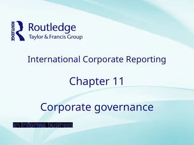 International Corporate Reporting Chapter 11
