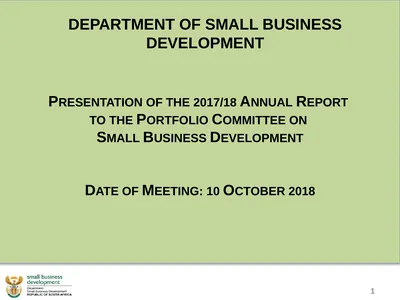 Department of Small Business Development