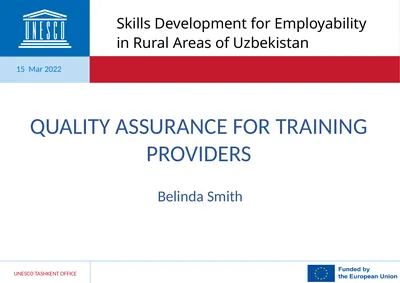 Skills Development for Employability in Rural