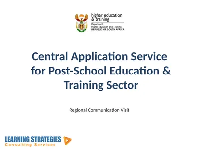 Central Application Service for Post-School