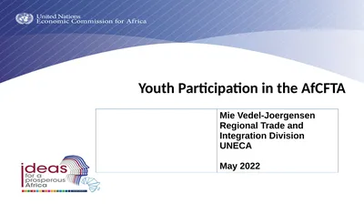 Youth Participation in the AfCFTA IMSMEs account