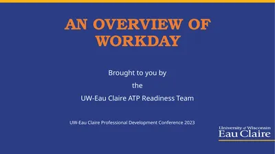 AN OVERVIEW OF WORKDAY Brought to you by the