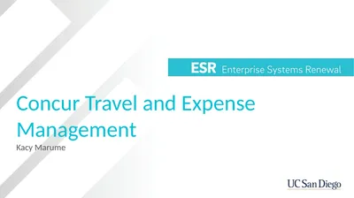 Concur Travel and Expense Management Kacy Marume