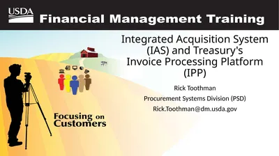 Integrated Acquisition System (IAS) and Treasury's