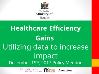 Healthcare Efficiency Gains Utilizing data to