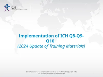 Implementation of ICH Q8-Q9-Q10 (2024 Update of