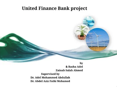 United Finance Bank project by Rasha Adel & Zainab
