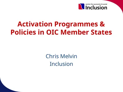 Activation Programmes & Policies in OIC Member