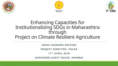 Enhancing Capacities for Institutionalizing SDGs