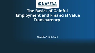 The Basics of Gainful Employment and Financial
