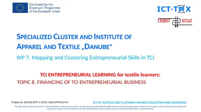 Specialized Cluster and Institute of Apparel and