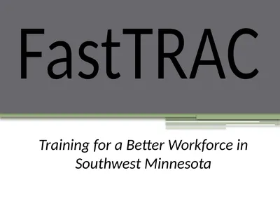 FastTRAC Training for a Better Workforce in