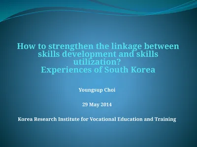How to strengthen the linkage between skills
