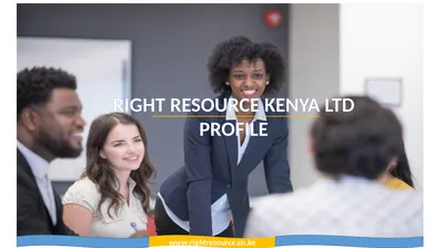 www.rightresource.co.ke RIGHT RESOURCE KENYA LTD