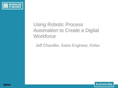 Using Robotic Process Automation to Create a