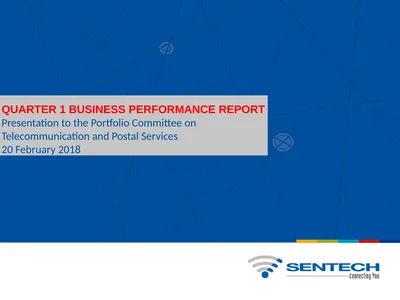 QUARTER 1 BUSINESS PERFORMANCE REPORT Presentation