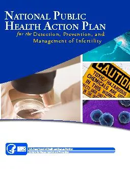 National Public Health Action Plan for the Detection, Prevention, and
