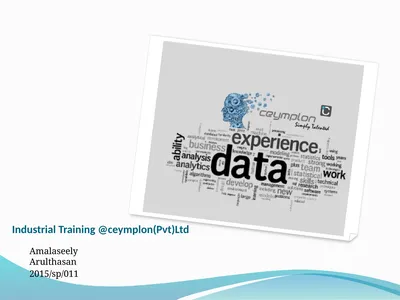 Industrial Training @ceymplon(Pvt)Ltd Amalaseely