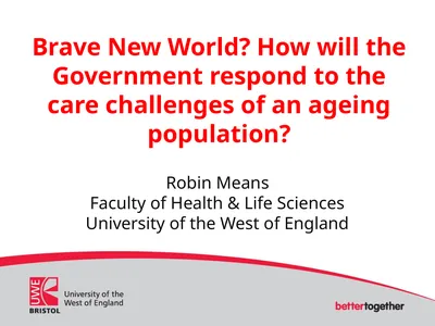 Brave New World? How will the Government respond
