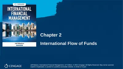 Chapter 2 International Flow of Funds Jeff Madura,