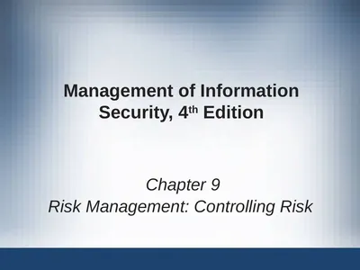 Management of Information Security, 4th Edition