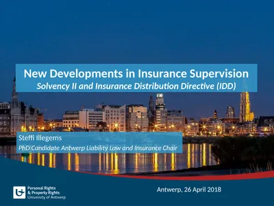 New Developments in Insurance Supervision Solvency