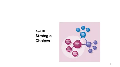 Part III Strategic Choices 1 Directions and