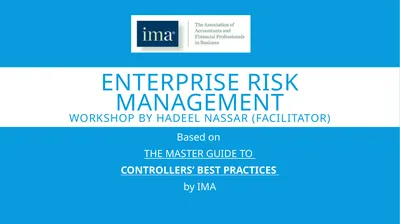Enterprise Risk MANAGEMENT workshop by Hadeel
