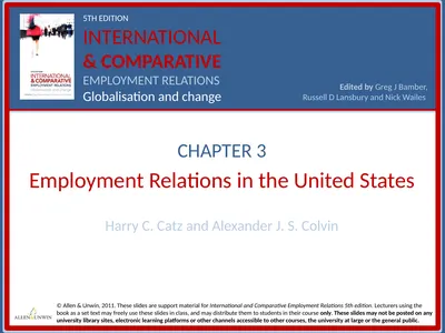 CHAPTER 3 Employment Relations in the United