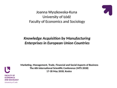 Joanna Wyszkowska-Kuna University of Łódź Faculty