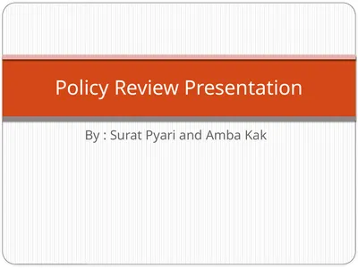 By : Surat Pyari and Amba Kak Policy Review
